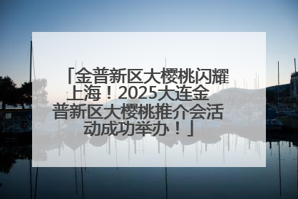 金普新区大樱桃闪耀上海！2025大连金普新区大樱桃推介会活动成功举办！